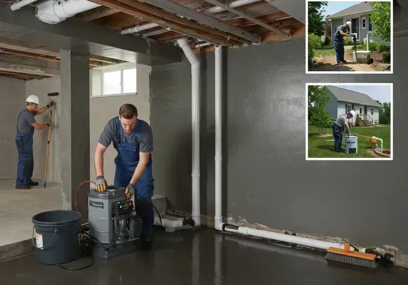 Basement Waterproofing and Flood Prevention process in Sulligent, AL